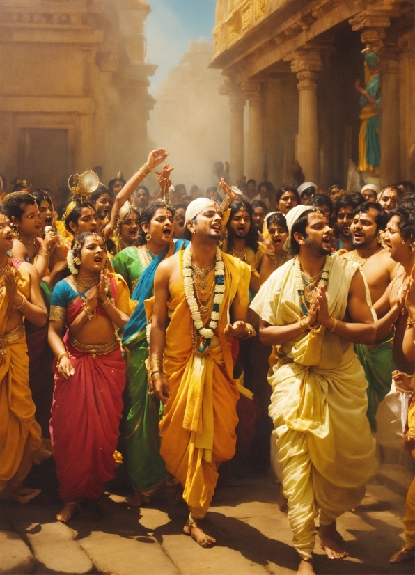 Temple, Crowd, Event, Tradition, Ritual, Rite