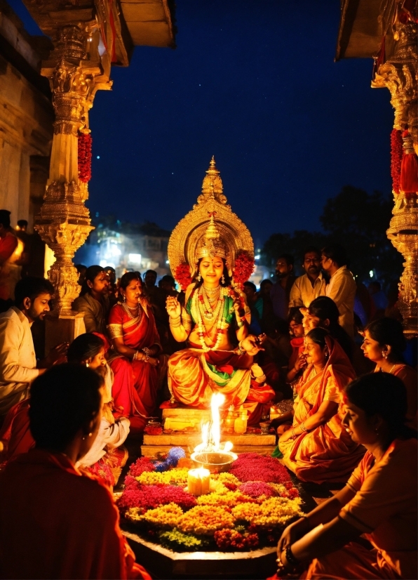 Temple, Lighting, Sky, Temple, Event, Worship