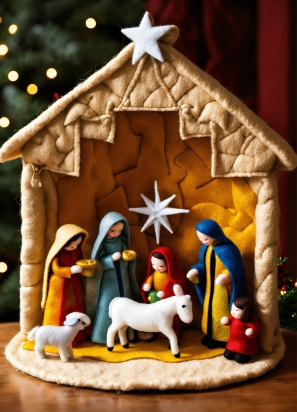 Toy, Christmas Decoration, Nativity Scene, Christmas Ornament, Plant, Event