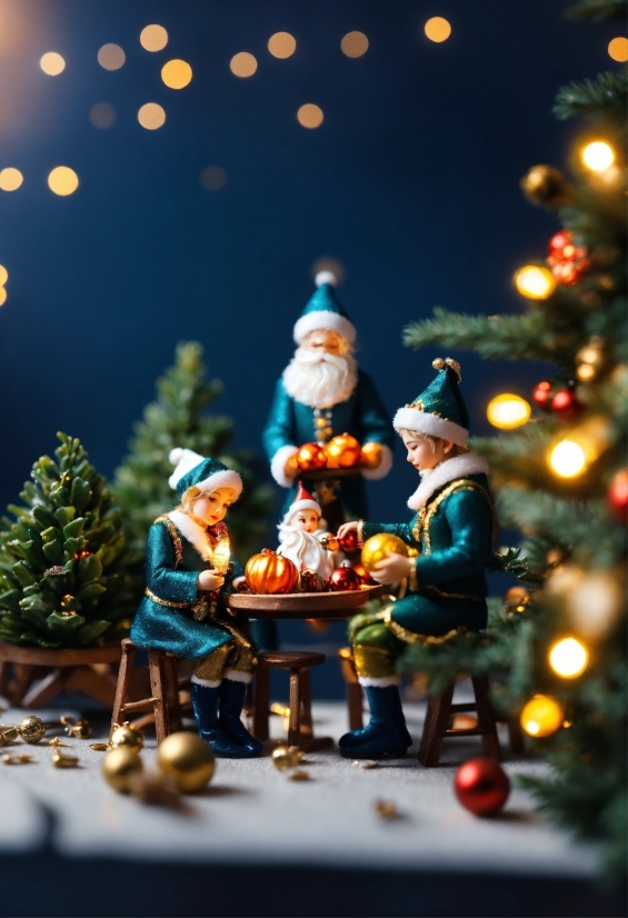 Toy, Christmas Ornament, Plant, Lighting, Window, Tree