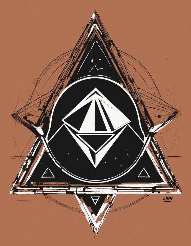 Triangle, Font, Art, Symmetry, Illustration, Graphics