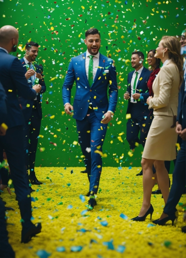 Trousers, Green, People In Nature, Smile, Yellow, Coat