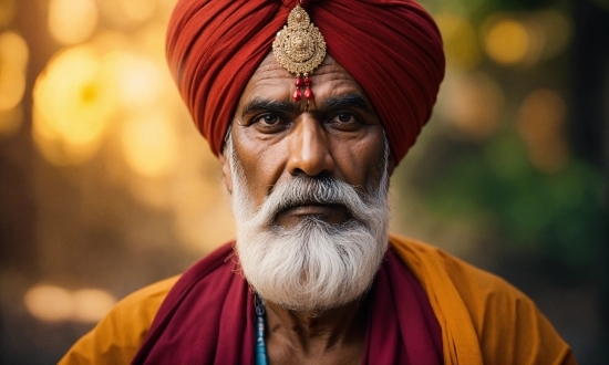 Turban, People, Wrinkle, Facial Hair, Moustache, Close-up