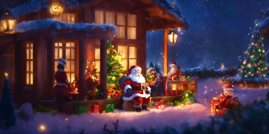 Window, Christmas Decoration, Christmas Tree, Snow, Christmas, Event