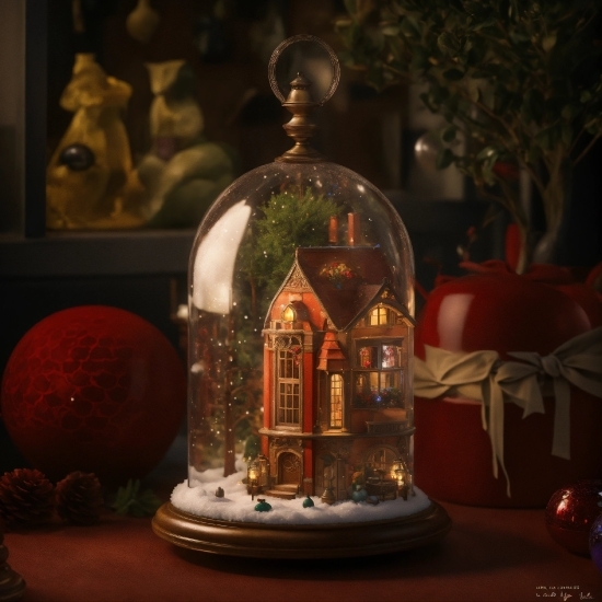 Window, Christmas Ornament, Lighting, Ornament, Christmas Decoration, Plant