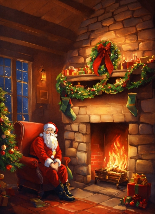 Window, Lighting, Christmas Tree, Building, Wood, Christmas Decoration