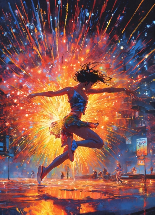 World, Fireworks, Lighting, Entertainment, Performing Arts, Art