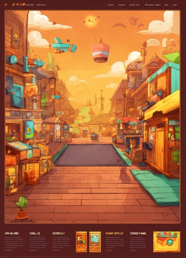 World, Orange, Building, Screenshot, Video Game Software, Fictional Character