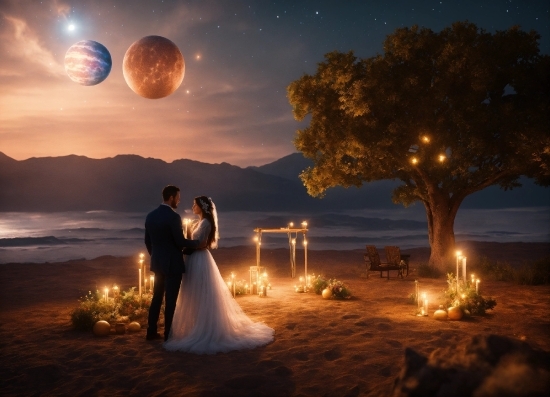 Xara Graphics, Sky, Water, Cloud, Wedding Dress, Bride