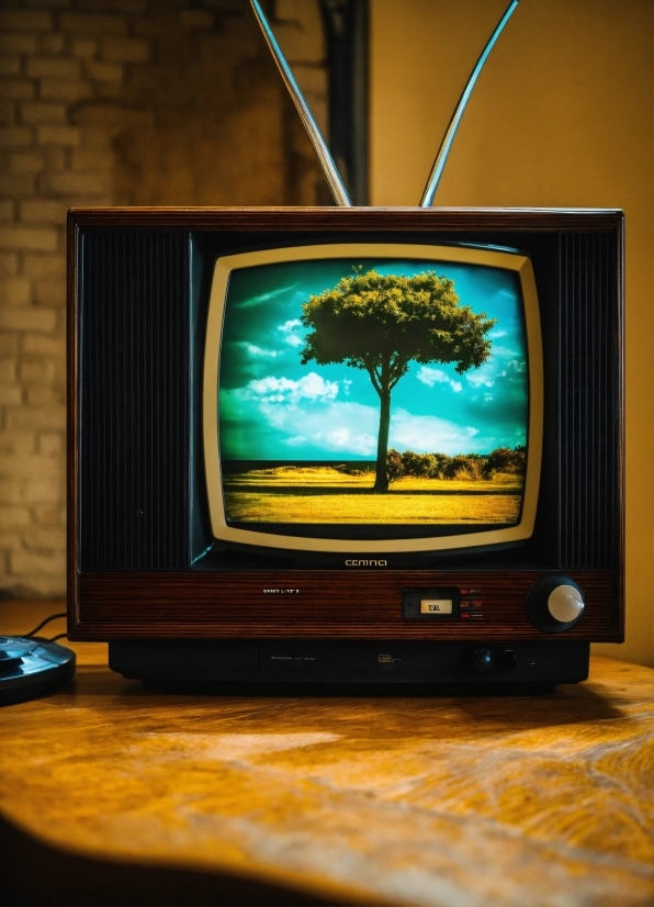 60fps Ai Online, Television Set, Wood, Television, Computer Monitor Accessory, Output Device