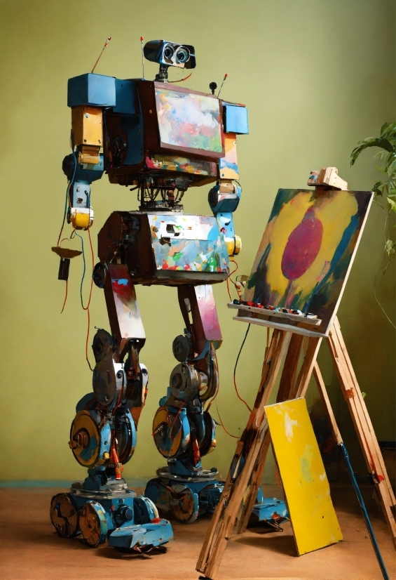 Ai Avatar Photo, Easel, Art, Paint, Machine, Visual Arts