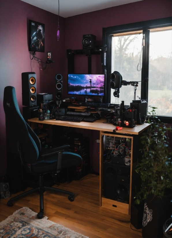 Ai Drawn Pictures, Computer, Furniture, Personal Computer, Table, Computer Desk