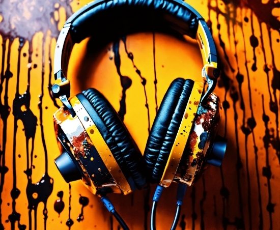 Ai Songwriting Software, Orange, Audio Equipment, Font, Art, Automotive Tire