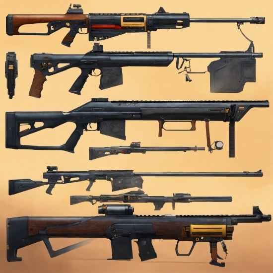 Air Gun, Machine Gun, Trigger, Shotgun, Line, Gun Barrel
