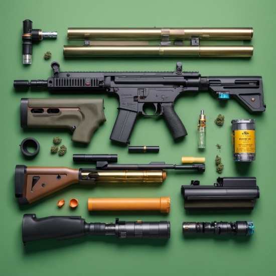 Air Gun, Trigger, Gun Barrel, Gun Accessory, Metal, Machine
