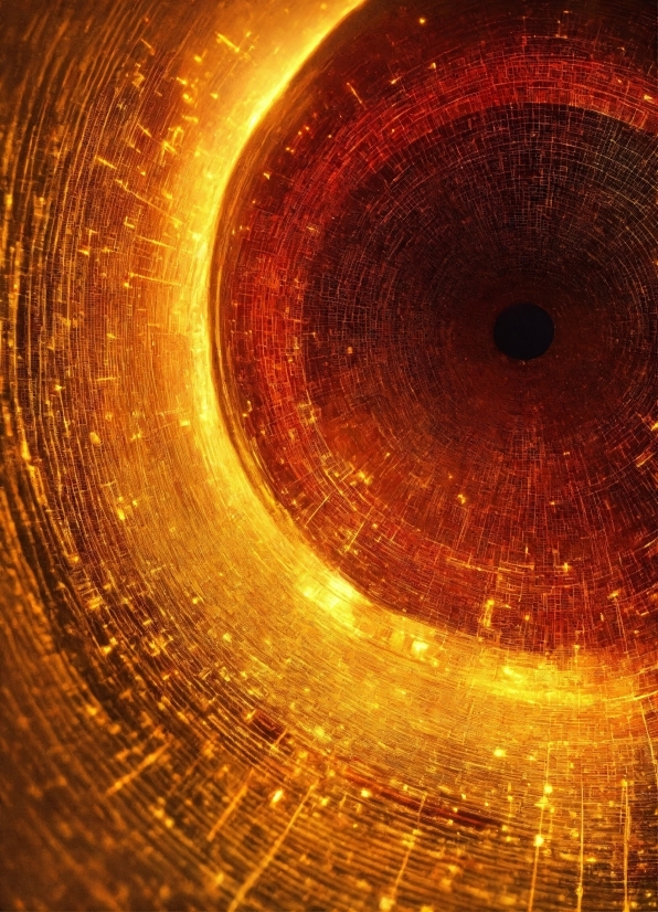 Amber, Sky, Gold, Art, Circle, Astronomical Object