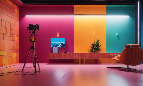 Artificial Intelligence Video For Students, Light, Tripod, Purple, Entertainment, Interior Design