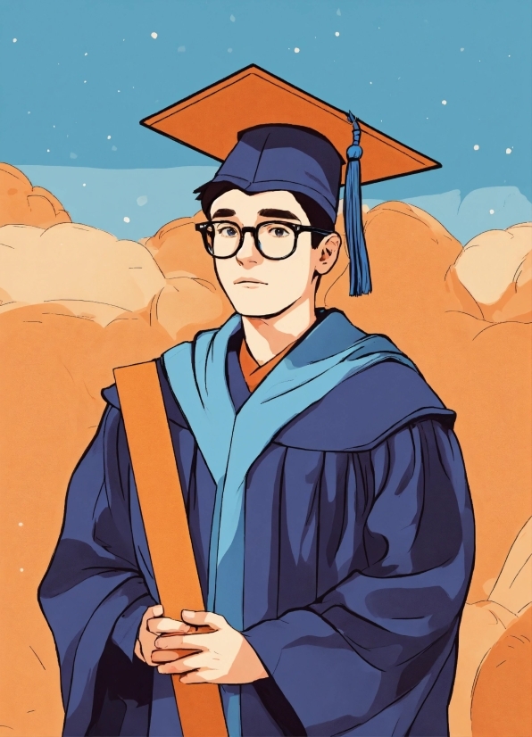 Attitude Photo, Outerwear, Academic Dress, Scholar, Sleeve, Mortarboard