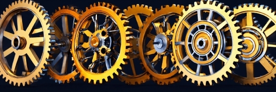 Automotive Tire, Wheel, Motor Vehicle, Yellow, Bicycle Part, Rim