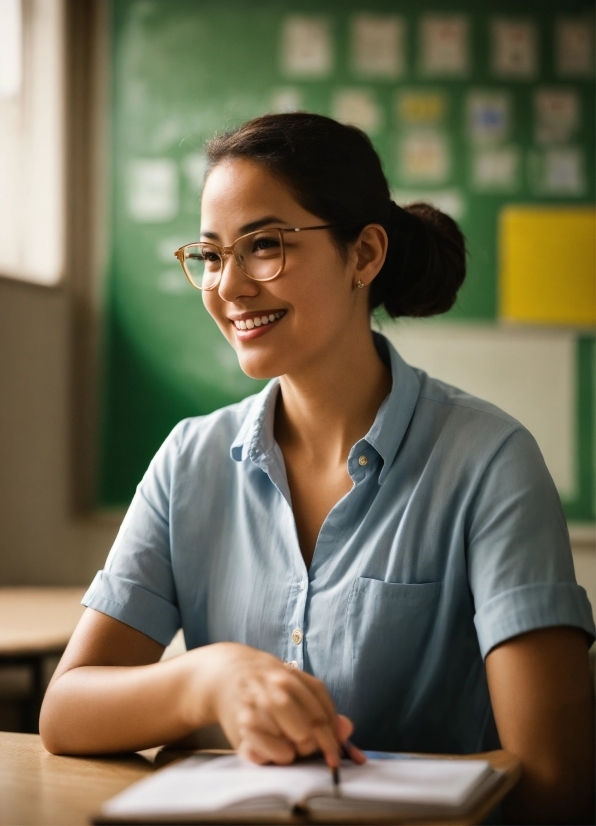 Begging Stock Image, Glasses, Chin, Smile, Arm, Vision Care