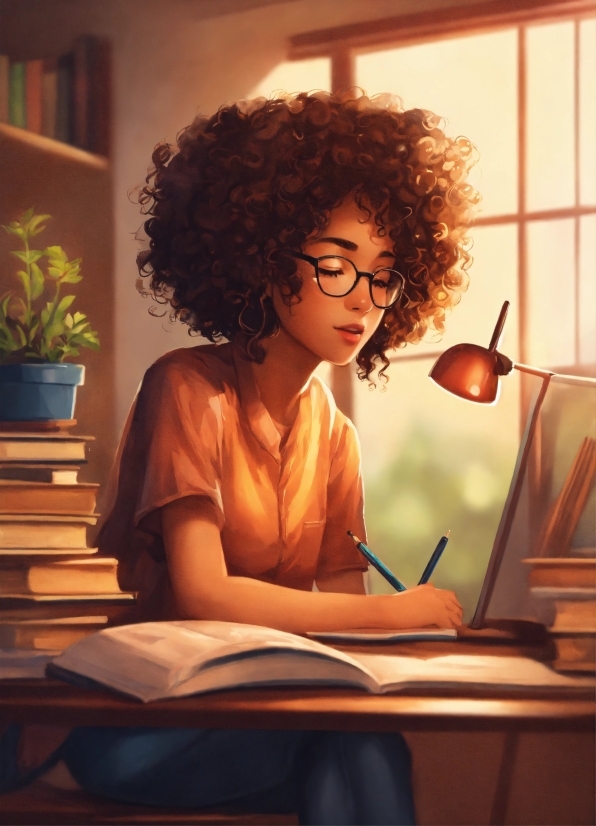Blockchain Illustration, Glasses, Head, Vision Care, Plant, Microphone