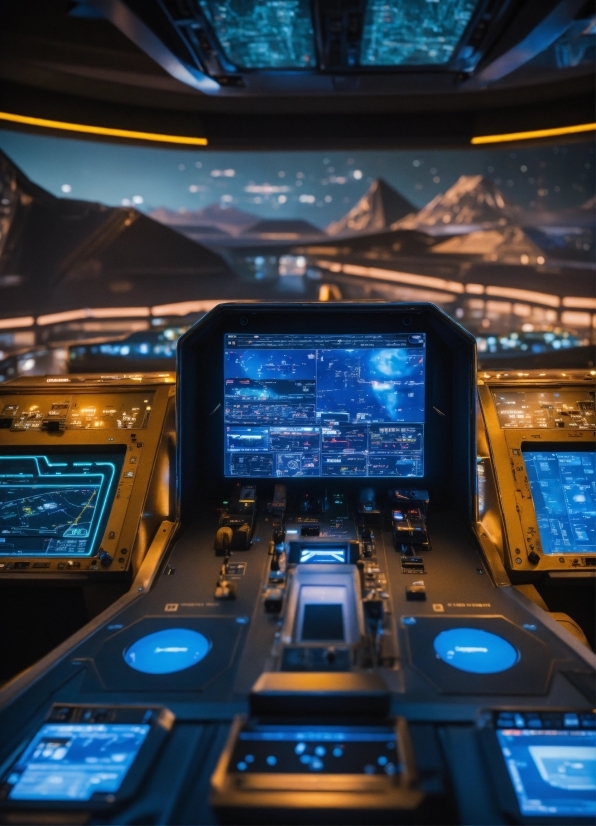 Blue, Gadget, Air Travel, Aircraft, Computer, Display Device