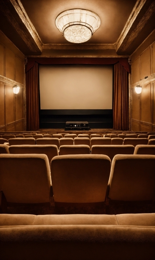 Chair, Building, Lighting, Hall, Movie Theater, Event