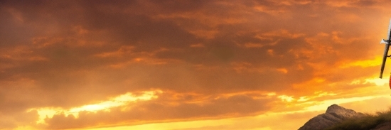 Cloud, Sky, Amber, Orange, Natural Landscape, Afterglow