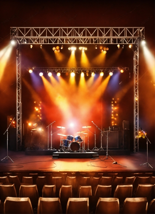 Concert, Lighting, Music, Entertainment, Performing Arts, Red