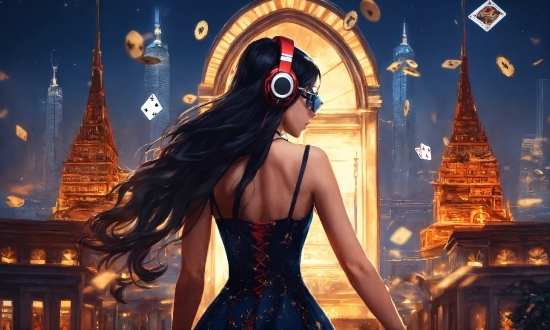Cool Photos For Wallpaper Hd Download, Flash Photography, Building, Dress, Cg Artwork, Black Hair