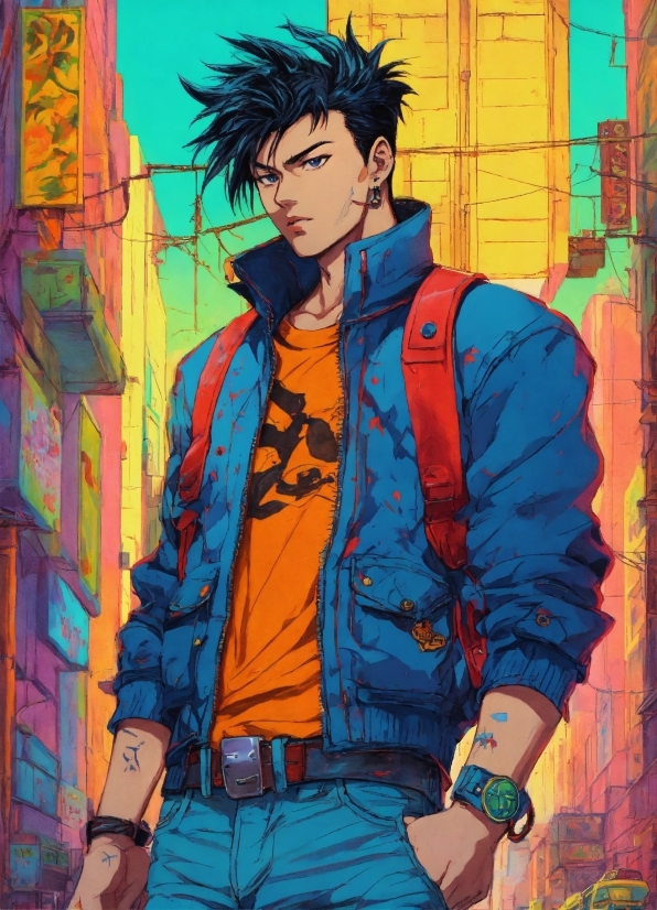 Crello Free, Sleeve, Paint, Art, Painting, Black Hair
