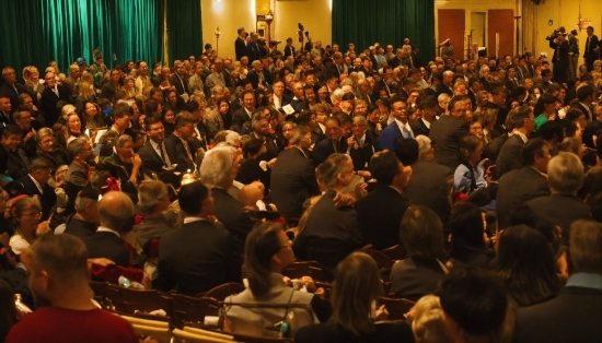 Crowd, Curtain, Suit, Event, Audience, Public Speaking