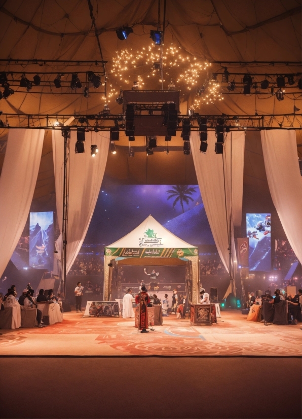 Decoration, Lighting, Entertainment, Curtain, Performing Arts, Projection Screen
