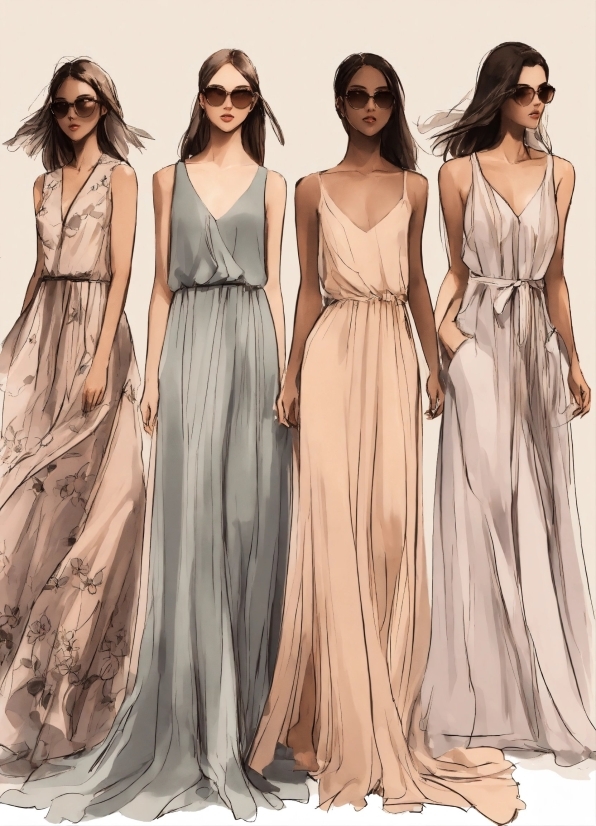 Ebook Template Canva, Joint, Shoulder, One-piece Garment, Eye, Dress