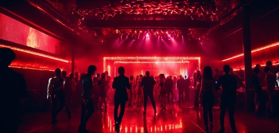Entertainment, Performing Arts, Dance, Red, Magenta, Crowd