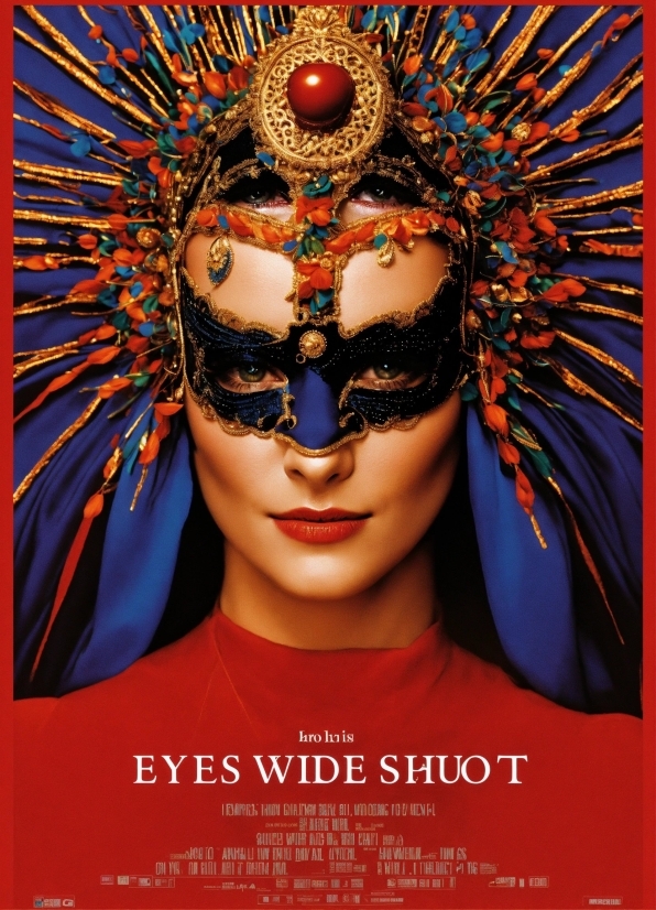 Eyelash, Headgear, Red, Art, Poster, Performing Arts