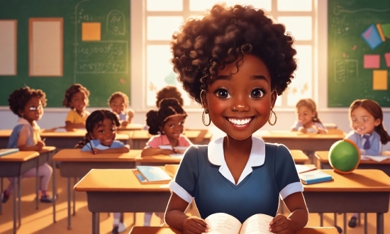 Floral Background Clipart, Smile, Table, Furniture, School Uniform, Jheri Curl