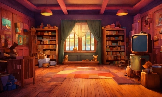 Flower Background Design, Property, Furniture, Building, Bookcase, Shelf