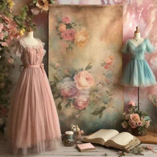 Flower, White, Fashion, Textile, Toy, One-piece Garment