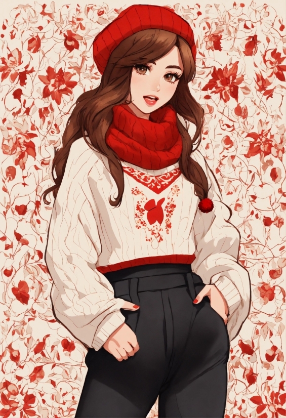 Free Christmas Graphics For Commercial Use, Face, Outerwear, White, Sleeve, Waist