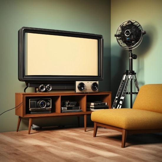 Furniture, Couch, Comfort, Television, Wood, Interior Design