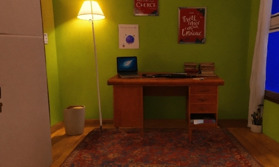 Furniture, Table, Computer, Laptop, Desk, Interior Design