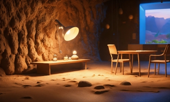 Furniture, Table, Light, Wood, Interior Design, Chair
