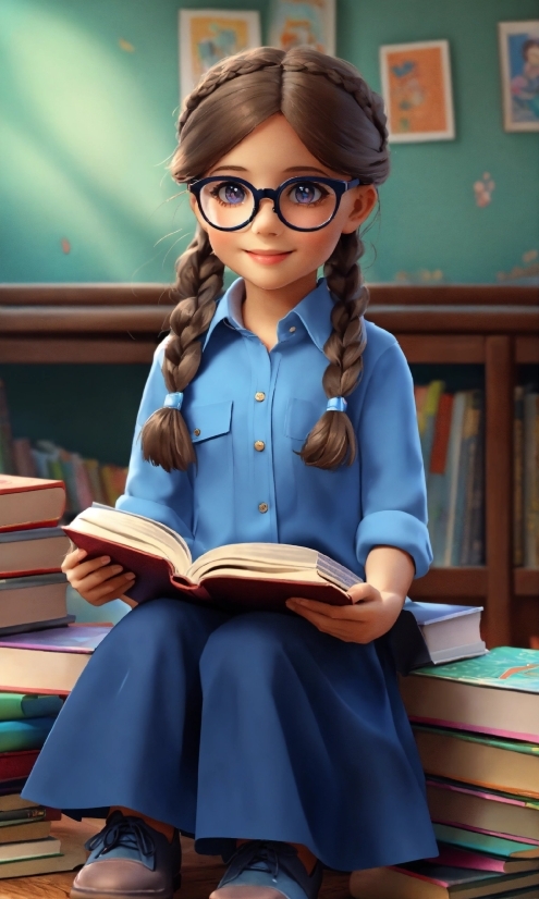 Garden Of Words Wallpaper, Glasses, Hairstyle, School Uniform, Vision Care, Blue