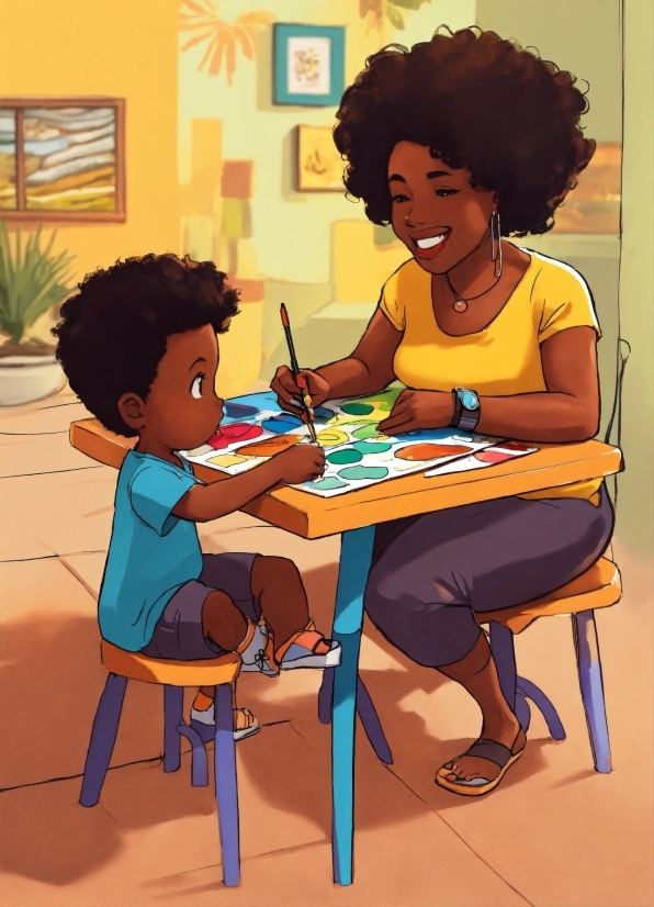 Geisha Vector, Arm, Furniture, Smile, Table, Jheri Curl
