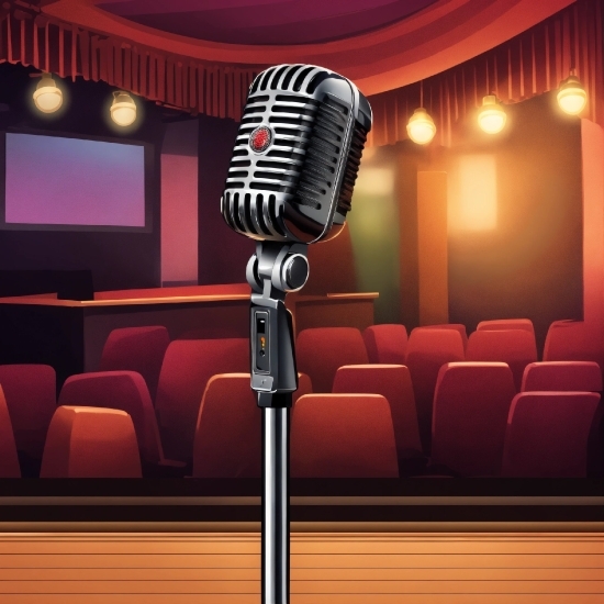 Generative Ai, Microphone, Interior Design, Entertainment, Audio Equipment, Building