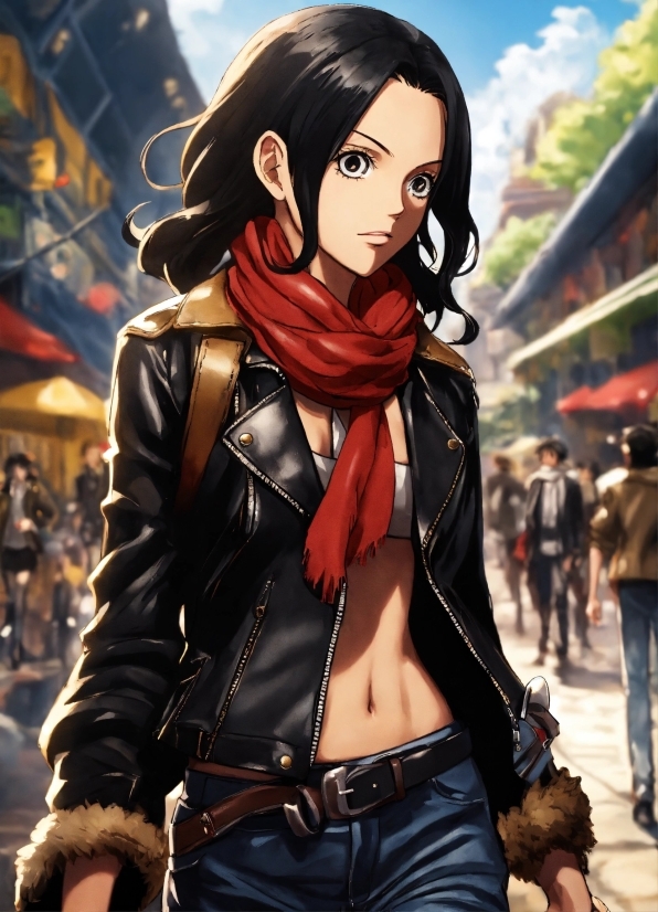 Glove, Thigh, Cool, Black Hair, Beauty, Leather Jacket