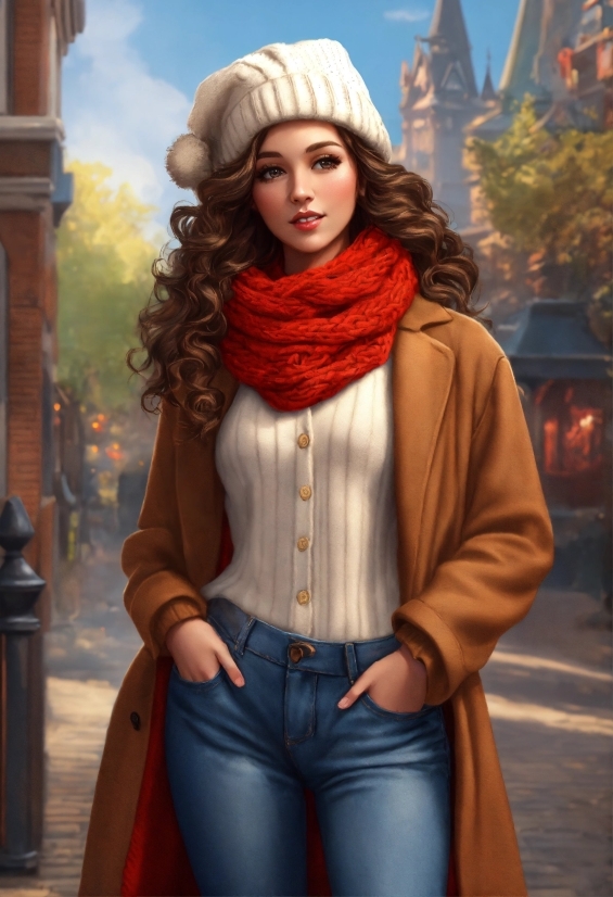 Great Flyer Design, Lip, Fashion, Orange, Textile, Neck