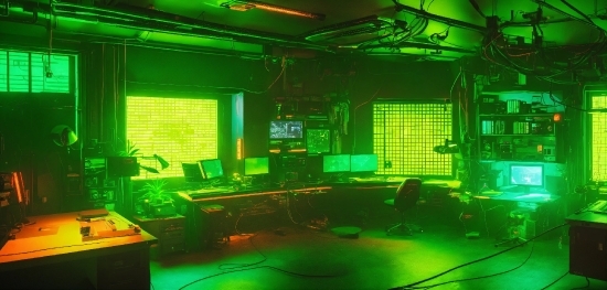 Green, Lighting, Entertainment, Visual Effect Lighting, Electricity, Music Venue
