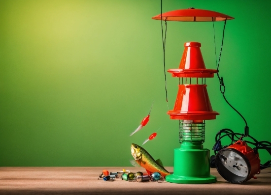 Green, Red, Tints And Shades, Toy, Light Fixture, Still Life Photography
